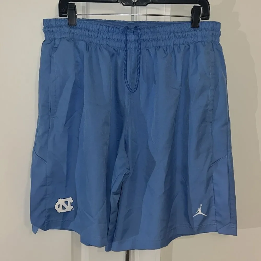 Jordan UNC North Carolina Jumpman split leg gym basketball training shorts XXL